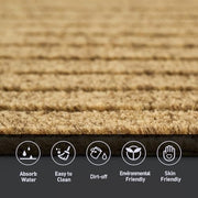 Brown Striped Runner Rug for Toronto Hallways & Kitchens product image