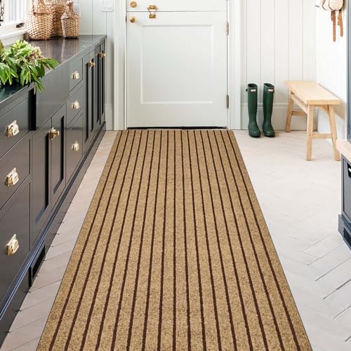 Brown Striped 4 ft Area Rug for Toronto Bedrooms product image