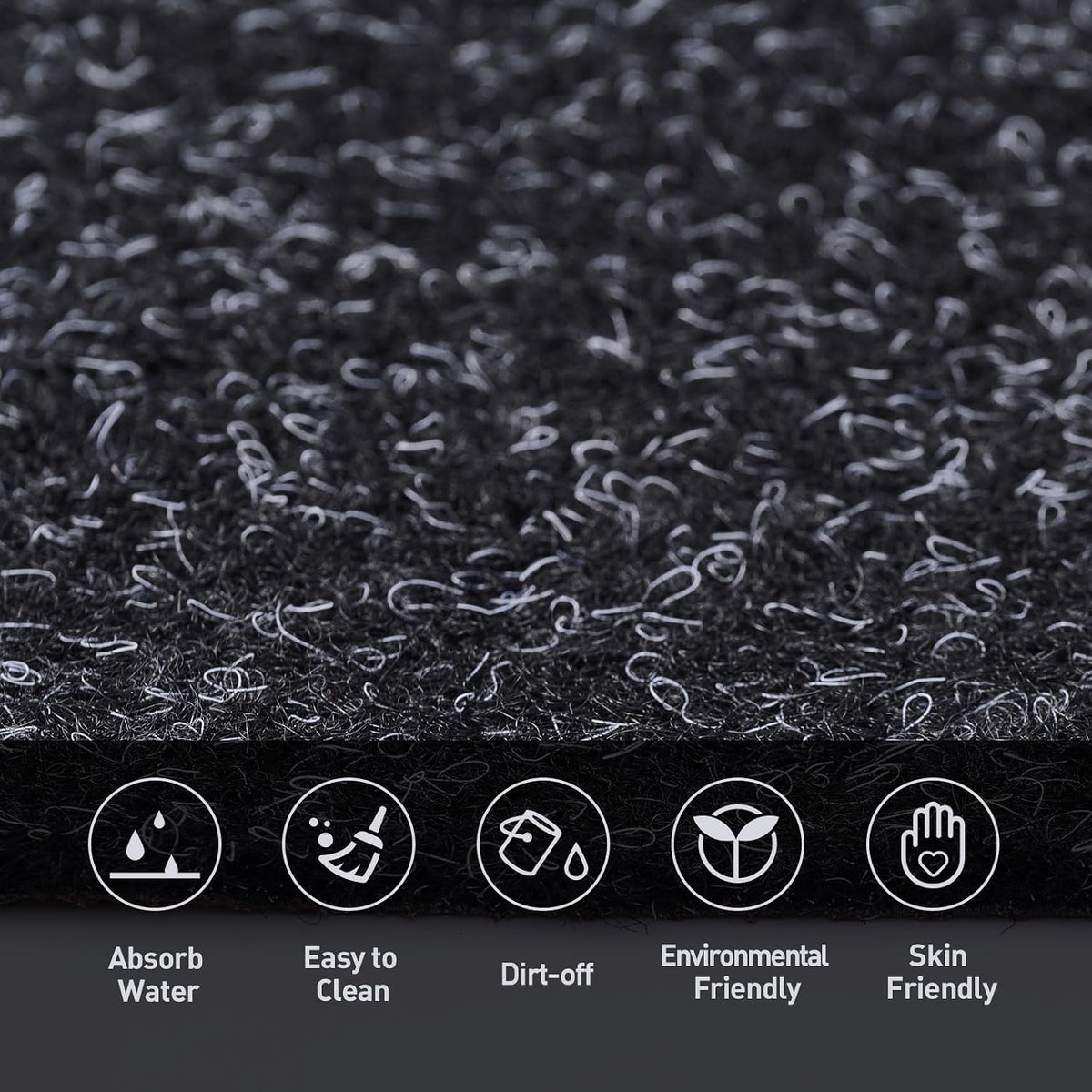 Black Runner Rug for Toronto Hallways & Kitchens product image