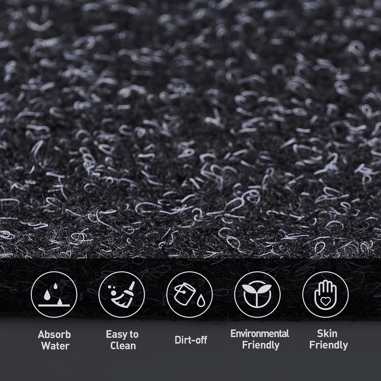 Black Runner Rug for Toronto Hallways & Kitchens product image
