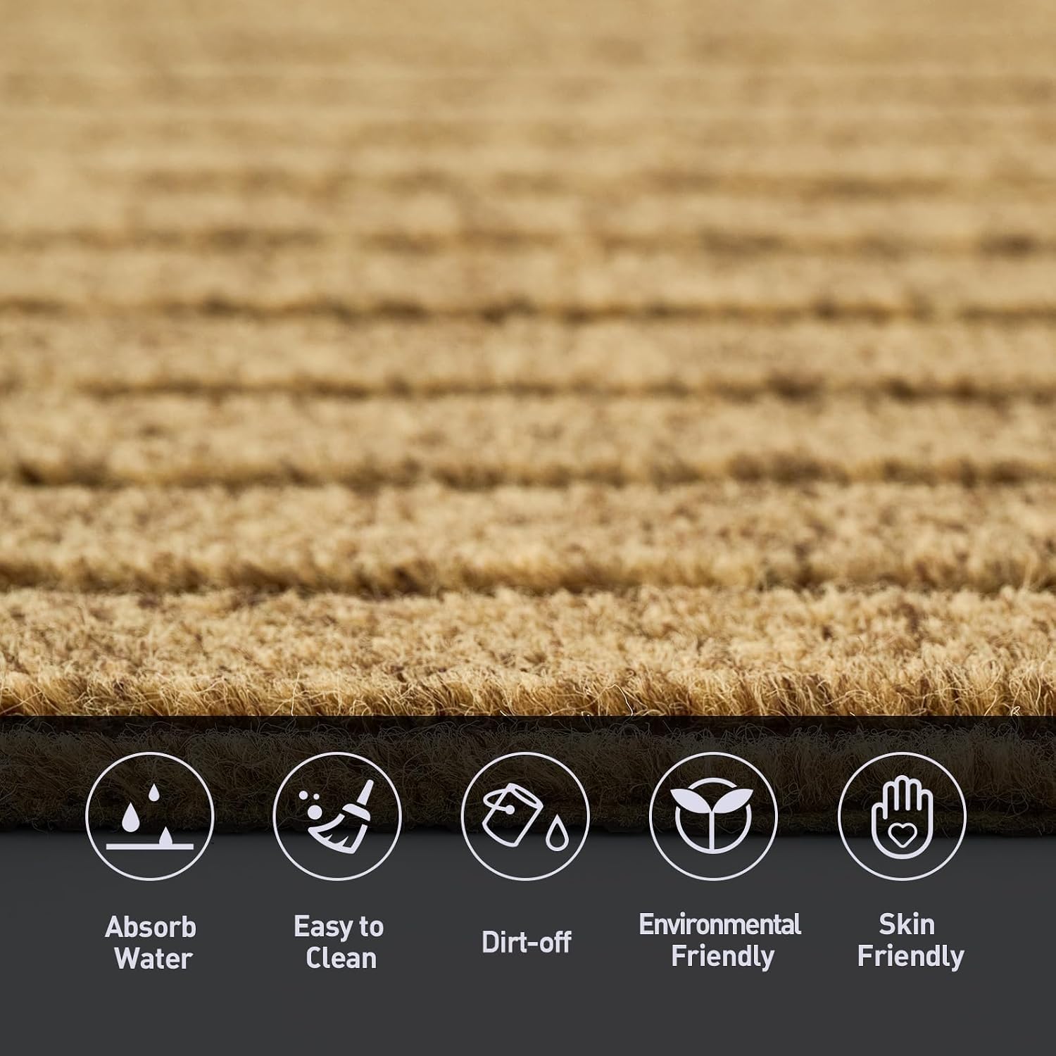 Brown Striped 4 ft Area Rug for Toronto Bedrooms product image